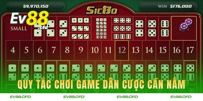 Quy tắc chơi game dân cược cần nắm